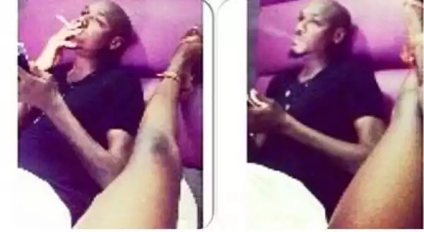 Girl Spreads Her Legs While Sitting Next To Tuface Idibia [See Photos]
